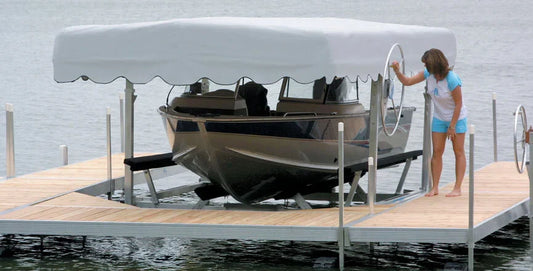 How to Measure Your Hewitt Boat Lift For A Replacement Canopy