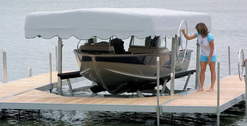 How to Measure Your Hewitt Boat Lift For A Replacement Canopy